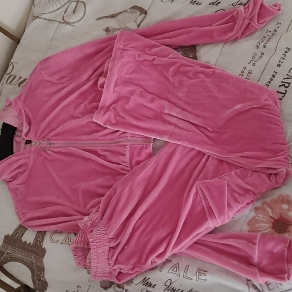 Pink 2 Piece Jumpsuit Set